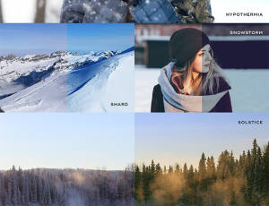 10个免费Photoshop动作：冬季的忧郁主题照片制作