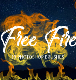 真实火焰、焰火纹理效果Photoshop笔刷素材下载
