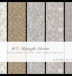 5种粗糙的岩石纹理、石头、石头材质贴图PS笔刷素材（JPG格式）