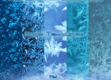 冰晶纹理、霜冻表面图案Photoshop笔刷素材（JPG图片格式素材）
