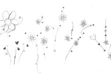 童趣涂鸦鲜花花朵图案Photoshop印花笔刷
