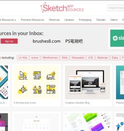 免费的Sketch资源模板素材分享网站：Sketchappsources