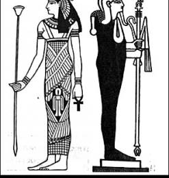 古埃及法老图形、埃及文化印花图案Photoshop笔刷下载
