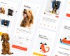 爱心狗狗捐赠APP UI – Sketch 模板免费下载