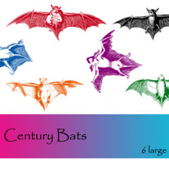 恐怖蝙蝠、吸血蝙蝠图像PS笔刷下载