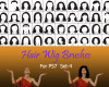 40种女士、女生假发头套、发型造型Photoshop美图头发笔刷 #.4
