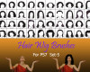 40种女士、女生假发头套、发型造型Photoshop美图头发笔刷 #.5