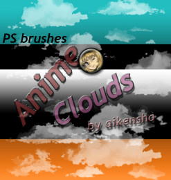 天空云朵、云彩图形Photoshop白云笔刷素材
