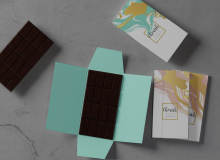 情人节巧克力包装设计PSD模板素材下载