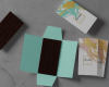 情人节巧克力包装设计PSD模板素材下载