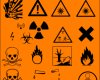 禁止标志、警示图案、骷髅头、核辐射PS标志笔刷