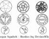 异端裁判所宗教符号、异教徒印迹PS笔刷素材