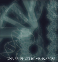 DNA 模型素材PS笔刷下载