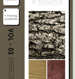 树皮纹理、木板纹理、水泥表面纹理、红土纹理PS笔刷（PNG文件素材）