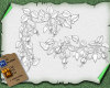 藤蔓式植物花纹素材PS笔刷下载（含ai矢量素材）