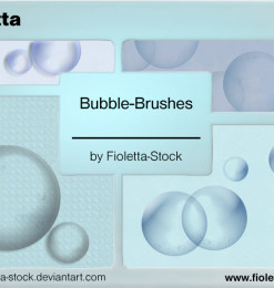 泡泡、气泡、水泡、泡沫效果PS笔刷素材下载