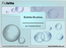 泡泡、气泡、水泡、泡沫效果PS笔刷素材下载