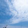 马路上的蓝天白云高清免费商用图片下载（6240X4160像素）