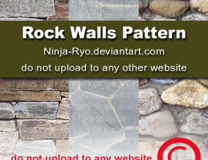 石墙、墙壁纹理PS填充素材免费下载