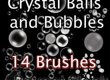 14种水中泡泡、气泡、水泡Photoshop泡泡笔刷