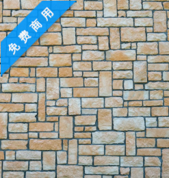 2张砖墙式墙面纹理结构PS背景素材（JPG图片格式）免费可商用图片