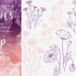 10种植物花纹图案、手绘鲜花花纹PS笔刷素材