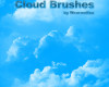 高云层、云朵纹理PS笔刷素材