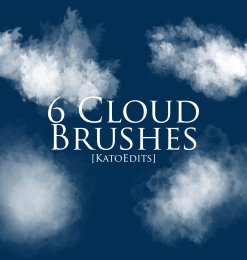6种高清渲染云朵、雾气效果PS笔刷