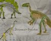 手绘恐龙化石、侏罗纪恐龙骨骼图案PS笔刷