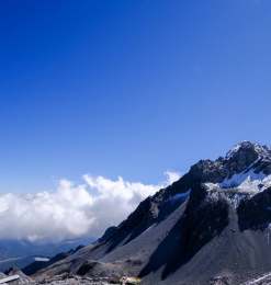 雪山峰顶美景背景高清图片免费下载