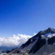雪山峰顶美景背景高清图片免费下载