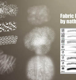 编织物纹理、花纹图案PS笔刷