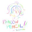 彩虹铅笔、蜡笔效果笔触CSP画笔SUT笔刷下载