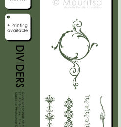 贵族风格的植物印花装饰图案PS笔刷素材