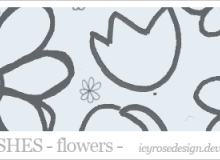 童趣涂鸦手绘花朵花纹PS笔刷