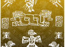 玛雅文化之神秘图腾印记PS笔刷