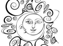 太阳月亮笔刷